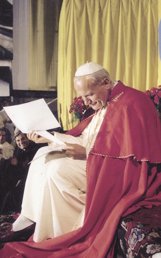 Jan Paweł II podczas spotkania na krakowskiej Skałce, 8 czerwca 1979 r.